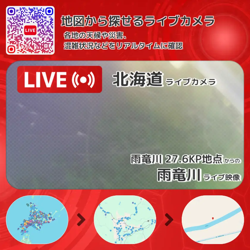 北海道 「雨竜川」ライブ映像(雨竜川 27.6KP地点 設置カメラ) ライブカメラ 監視カメラ